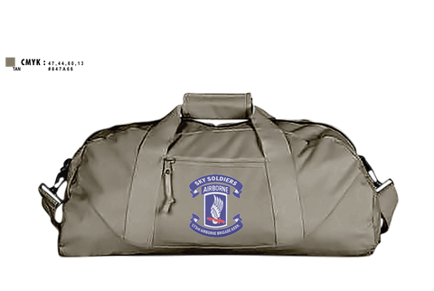Duffle Bag, 173rd airborne brigade, , Teamtime, Team time, sublimation, custom sports apparel, team uniforms, spirit wear, spiritwear, sports uniforms, custom shirts, team store, custom team store, fundraiser sports, apparel fundraiser