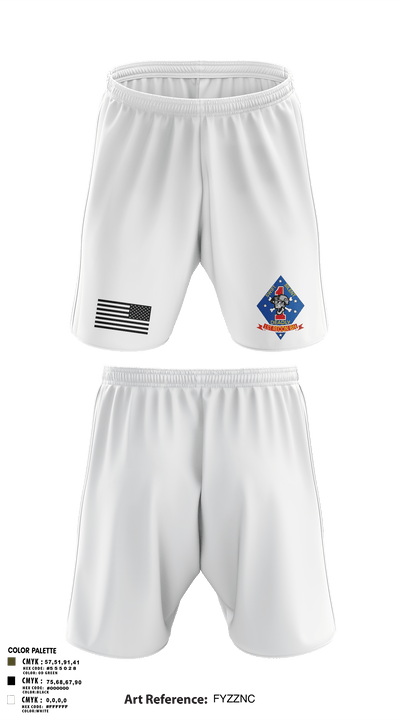 1st Recon 56850190 Athletic Shorts With Pockets - 2