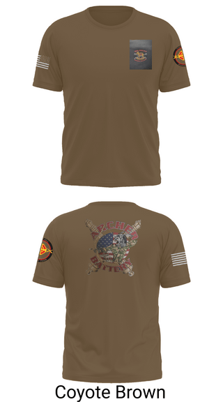 Old School Cotton Feel Shirt, Archer Battery 2-2 FA, Army, Teamtime, Team time, sublimation, custom sports apparel, team uniforms, spirit wear, spiritwear, sports uniforms, custom shirts, team store, custom team store, fundraiser sports, apparel fundraiser