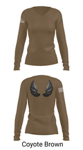 WarriorPrep 14749661 Women's Long Sleeve V-neck Shirt - 16