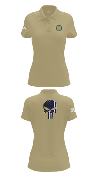 Women's Short Sleeve Performance Polo, BROWARD SHERIFF EXPLORERS, Police, Teamtime, Team time, sublimation, custom sports apparel, team uniforms, spirit wear, spiritwear, sports uniforms, custom shirts, team store, custom team store, fundraiser sports, apparel fundraiser