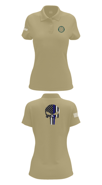 BROWARD SHERIFF EXPLORERS 82961941 Women's Short Sleeve Performance Polo  - 90