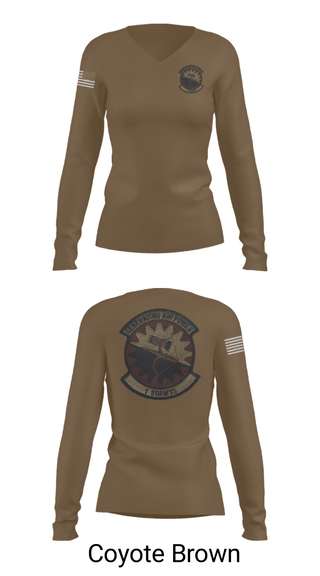 Womens Long Sleeve Vneck Shirt, 1 SOAMXS, Air Force, Teamtime, Team time, sublimation, custom sports apparel, team uniforms, spirit wear, spiritwear, sports uniforms, custom shirts, team store, custom team store, fundraiser sports, apparel fundraiser