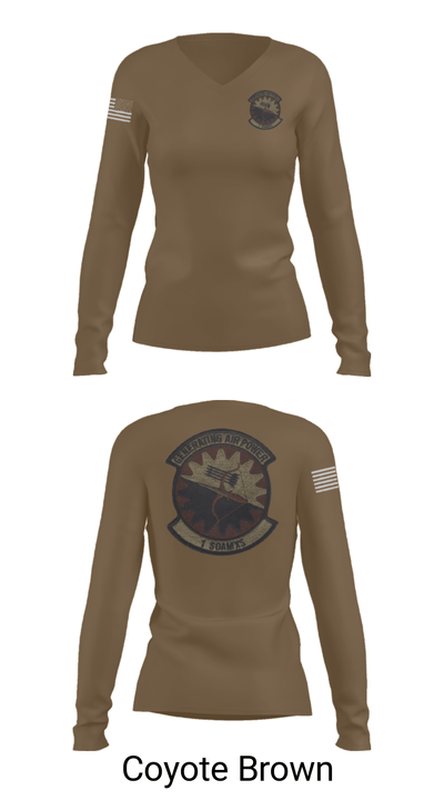 1 SOAMXS 51207075 Women's Long Sleeve V-neck Shirt - 17