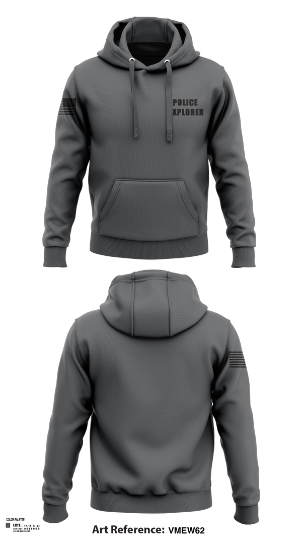 Hoodie, Police Explorer, Police, Teamtime, Team time, sublimation, custom sports apparel, team uniforms, spirit wear, spiritwear, sports uniforms, custom shirts, team store, custom team store, fundraiser sports, apparel fundraiser