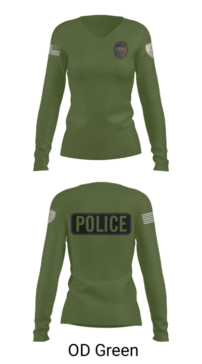27 SOSFS 8659239 Women's Long Sleeve V-neck Shirt - 32