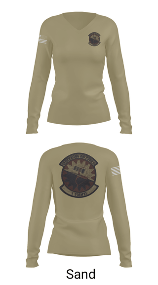 Womens Long Sleeve Vneck Shirt, 1 SOAMXS, Air Force, Teamtime, Team time, sublimation, custom sports apparel, team uniforms, spirit wear, spiritwear, sports uniforms, custom shirts, team store, custom team store, fundraiser sports, apparel fundraiser