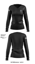 SST 61731437 Women's Long Sleeve V-neck Shirt -1 202
