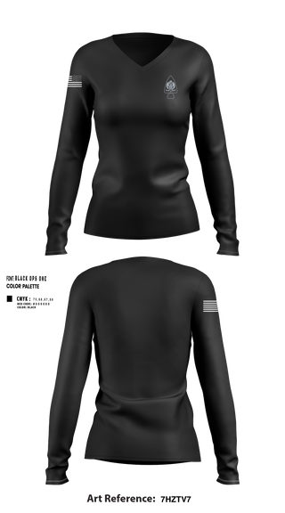 Womens Long Sleeve Vneck Shirt 1, SST, Army, Teamtime, Team time, sublimation, custom sports apparel, team uniforms, spirit wear, spiritwear, sports uniforms, custom shirts, team store, custom team store, fundraiser sports, apparel fundraiser