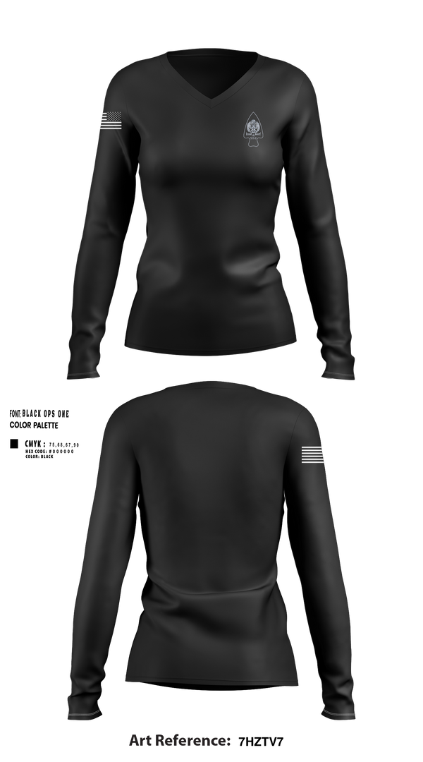 Womens Long Sleeve Vneck Shirt 1, SST, Army, Teamtime, Team time, sublimation, custom sports apparel, team uniforms, spirit wear, spiritwear, sports uniforms, custom shirts, team store, custom team store, fundraiser sports, apparel fundraiser