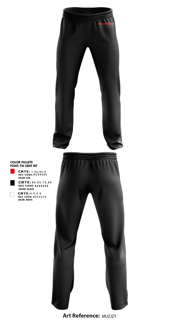 Sweatpants, Woodland Warriors Lacrosse, Men's Lacrosse, Teamtime, Team time, sublimation, custom sports apparel, team uniforms, spirit wear, spiritwear, sports uniforms, custom shirts, team store, custom team store, fundraiser sports, apparel fundraiser
