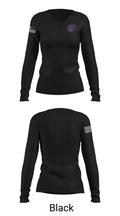 North Henderson High School Wrestling 82995559 Women's Long Sleeve V-neck Shirt -1 35