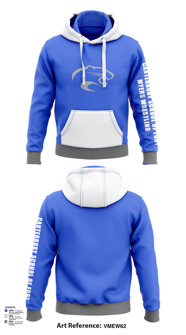 Hoodie, Canterbury School of Fort Myers Wrestling, Wrestling, Teamtime, Team time, sublimation, custom sports apparel, team uniforms, spirit wear, spiritwear, sports uniforms, custom shirts, team store, custom team store, fundraiser sports, apparel fundraiser
