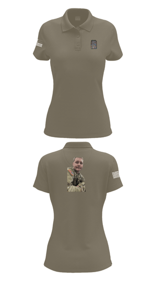 Women's Short Sleeve Performance Polo, 440 th Chem, Army, Teamtime, Team time, sublimation, custom sports apparel, team uniforms, spirit wear, spiritwear, sports uniforms, custom shirts, team store, custom team store, fundraiser sports, apparel fundraiser