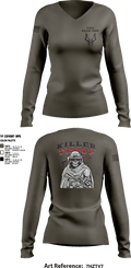 3/2CR Killer Troop 6220684 Women's Long Sleeve V-neck Shirt - 13