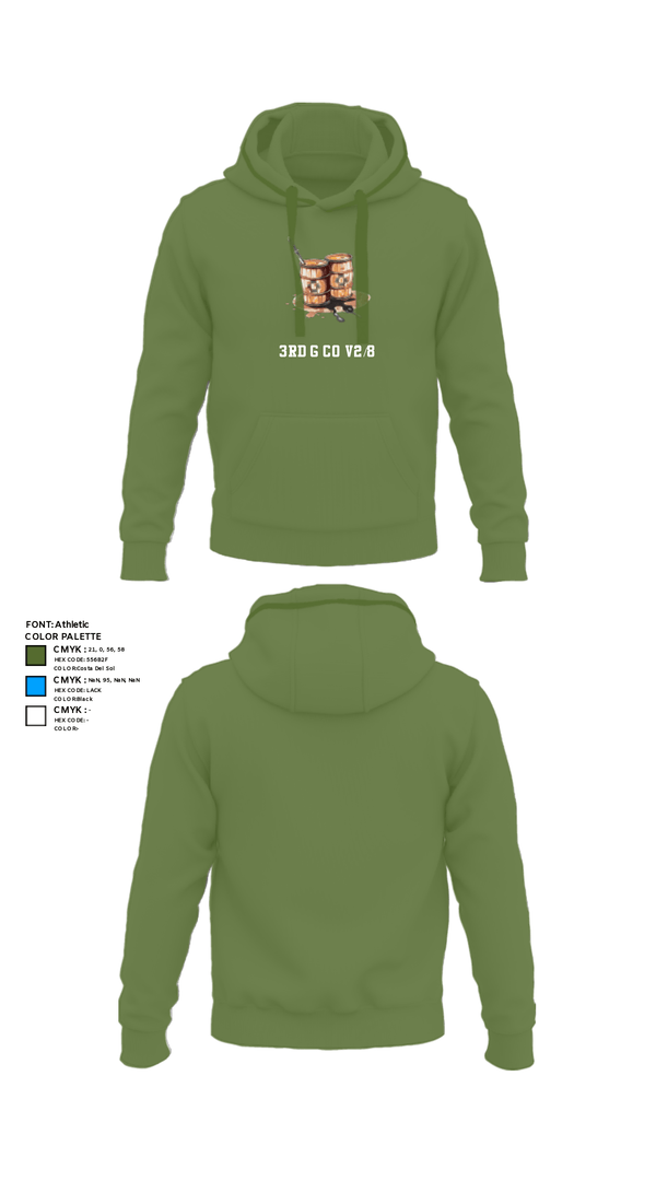 Hoodie, 3rd G Co v2/8, Marines, Teamtime, Team time, sublimation, custom sports apparel, team uniforms, spirit wear, spiritwear, sports uniforms, custom shirts, team store, custom team store, fundraiser sports, apparel fundraiser