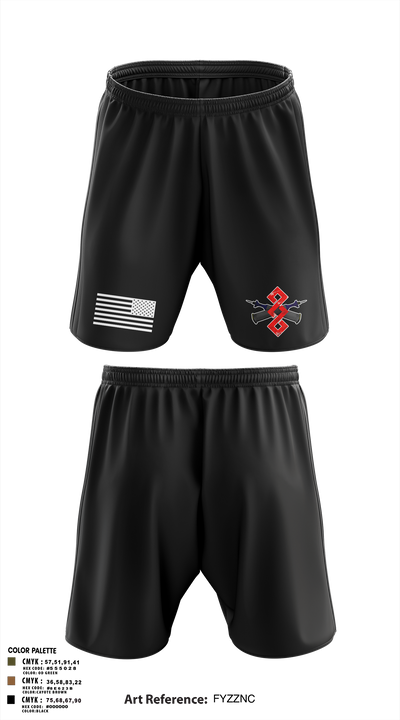 q trp 4/278th 42866312 Athletic Shorts With Pockets - 3