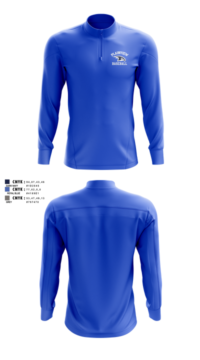 Plainview Little League 37284213 Quarter Zip Jacket - 2
