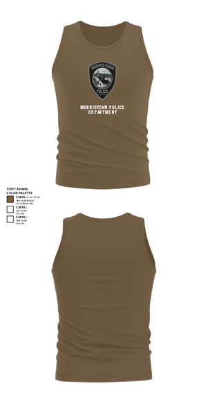 Tank Top, Morristown Police Department, Police, Teamtime, Team time, sublimation, custom sports apparel, team uniforms, spirit wear, spiritwear, sports uniforms, custom shirts, team store, custom team store, fundraiser sports, apparel fundraiser