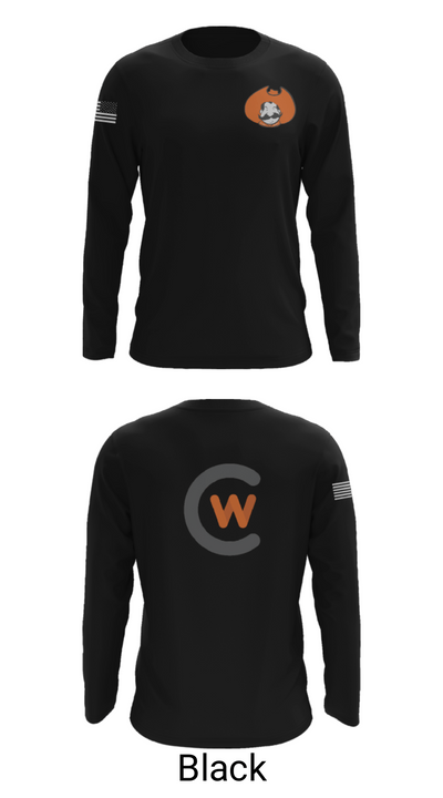 Central Wyoming College Soccer 29620811 Long Sleeve Performance Shirt - 26