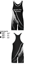 Temple Wrestling Club 35193294 Wrestling Singlet - 1