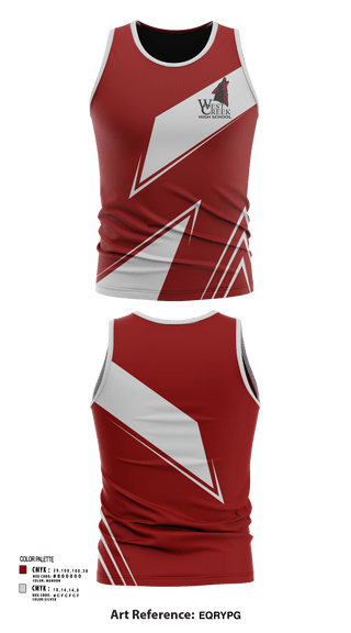 Tank Top, West Creek High School Cross Country, Cross Country, Teamtime, Team time, sublimation, custom sports apparel, team uniforms, spirit wear, spiritwear, sports uniforms, custom shirts, team store, custom team store, fundraiser sports, apparel fundraiser