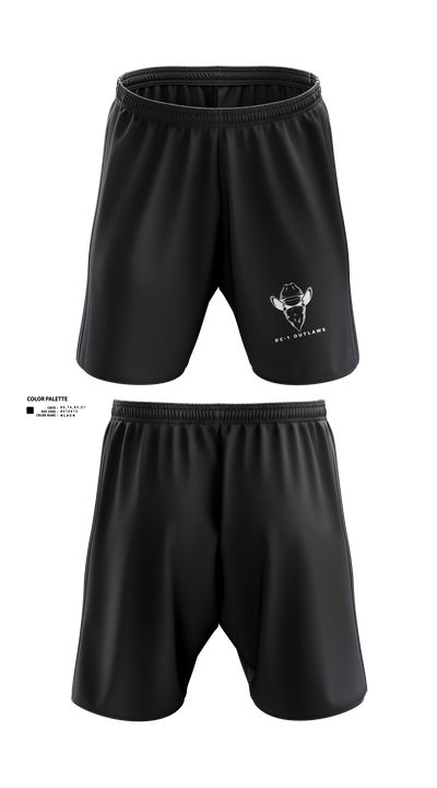 DC-1 Outlaws 94538191 Athletic Shorts With Pockets - 1