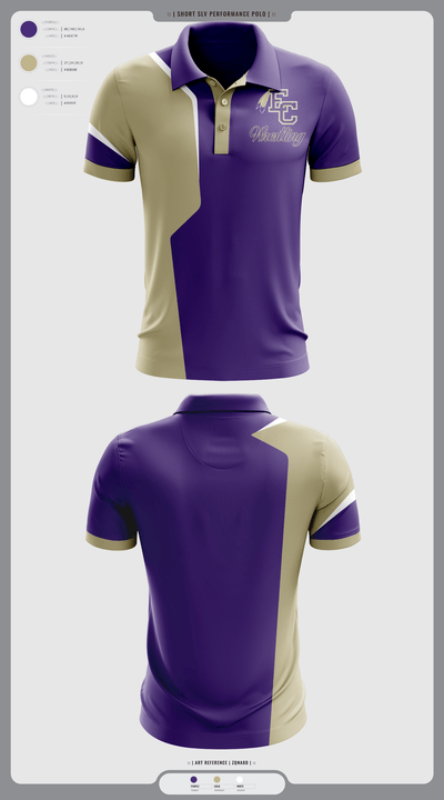 East Coweta High School Wrestling 50868332 Short Sleeve Performance Polo - 5