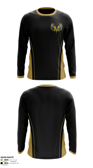Long Sleeve Performance Shirt, Millennium High School-Tracy Learning Center Soccer, Men's Soccer, Teamtime, Team time, sublimation, custom sports apparel, team uniforms, spirit wear, spiritwear, sports uniforms, custom shirts, team store, custom team store, fundraiser sports, apparel fundraiser
