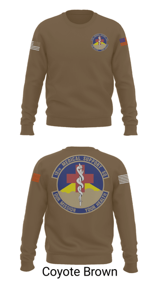 Crew Neck Sweatshirt, 18 MDSS, Air Force, Teamtime, Team time, sublimation, custom sports apparel, team uniforms, spirit wear, spiritwear, sports uniforms, custom shirts, team store, custom team store, fundraiser sports, apparel fundraiser