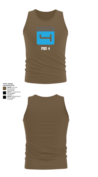 Tank Top, Pro 4, , Teamtime, Team time, sublimation, custom sports apparel, team uniforms, spirit wear, spiritwear, sports uniforms, custom shirts, team store, custom team store, fundraiser sports, apparel fundraiser