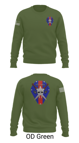 Crew Neck Sweatshirt, OST COLUMBUS, OH, Marines, Teamtime, Team time, sublimation, custom sports apparel, team uniforms, spirit wear, spiritwear, sports uniforms, custom shirts, team store, custom team store, fundraiser sports, apparel fundraiser