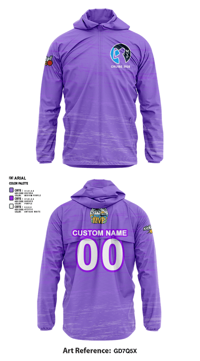 MVP Cruise 2025 37485566 Windbreaker - 2