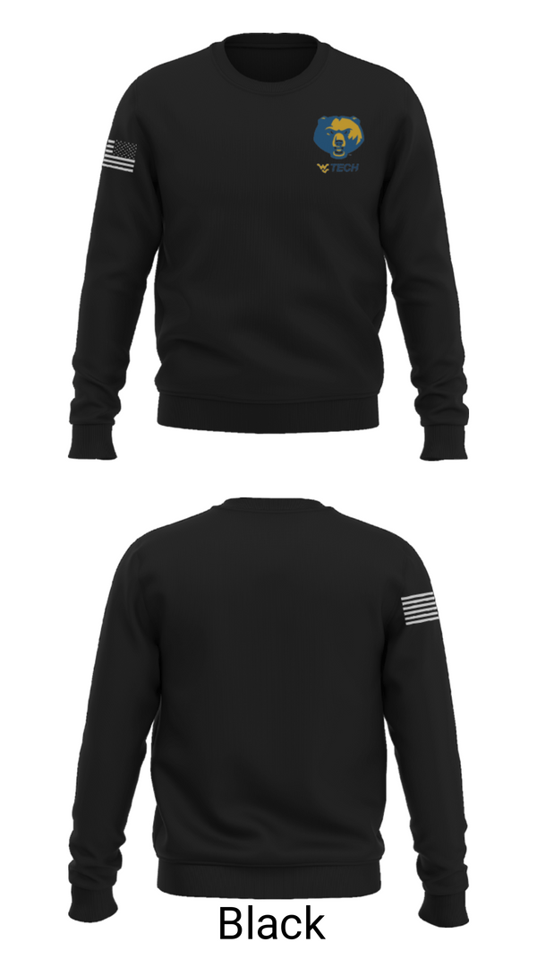 Crew Neck Sweatshirt, West Virginia University Institute Of Technology Baseball, Baseball, Teamtime, Team time, sublimation, custom sports apparel, team uniforms, spirit wear, spiritwear, sports uniforms, custom shirts, team store, custom team store, fundraiser sports, apparel fundraiser