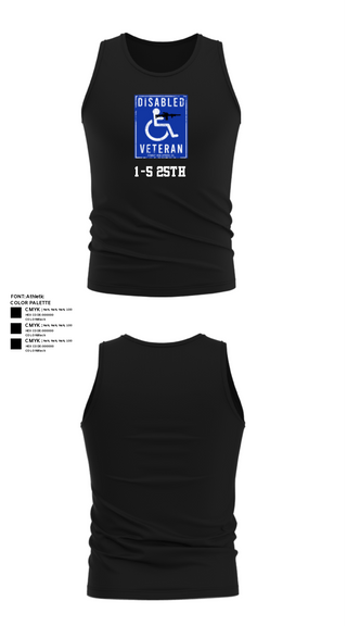 Tank Top, 1-5 25th, Army, Teamtime, Team time, sublimation, custom sports apparel, team uniforms, spirit wear, spiritwear, sports uniforms, custom shirts, team store, custom team store, fundraiser sports, apparel fundraiser