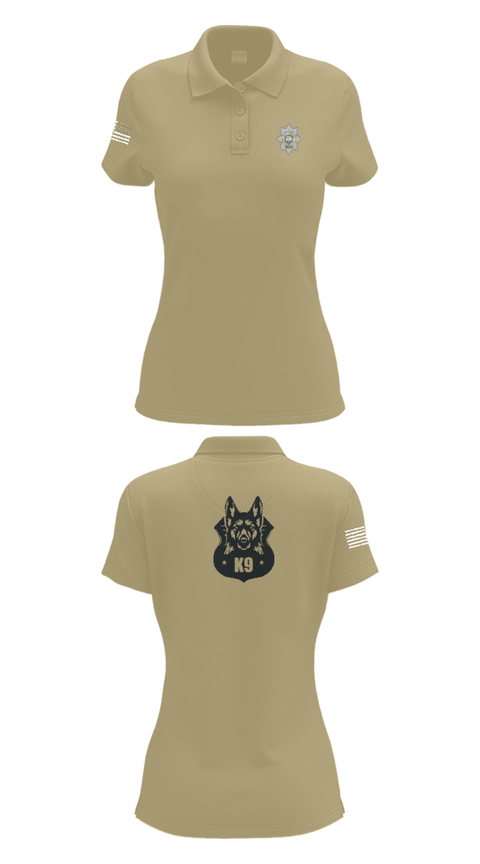 Women's Short Sleeve Performance Polo, Sherwood Foresters, Army, Teamtime, Team time, sublimation, custom sports apparel, team uniforms, spirit wear, spiritwear, sports uniforms, custom shirts, team store, custom team store, fundraiser sports, apparel fundraiser