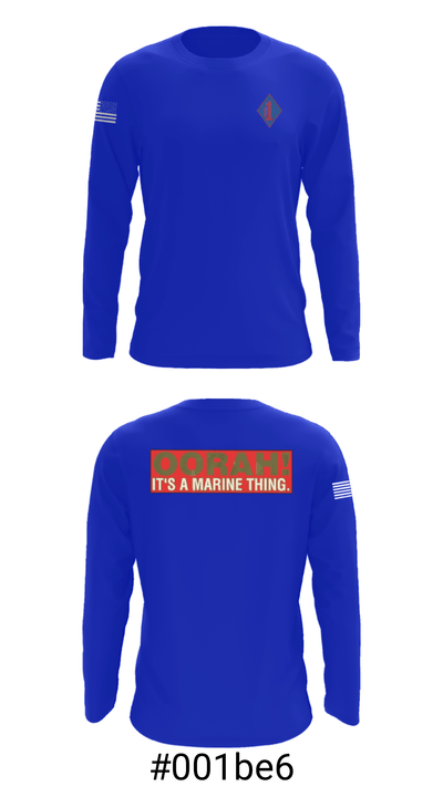 1st Marine Regiment 32808075 Long Sleeve Performance Shirt - 4