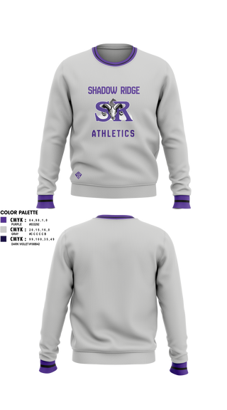 Crew Neck Sweatshirt, Shadow Ridge Middle School, Men's Soccer, Teamtime, Team time, sublimation, custom sports apparel, team uniforms, spirit wear, spiritwear, sports uniforms, custom shirts, team store, custom team store, fundraiser sports, apparel fundraiser
