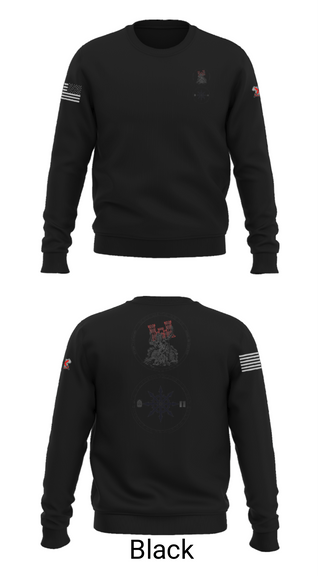 Crew Neck Sweatshirt, 205th HHC, National Guard, Teamtime, Team time, sublimation, custom sports apparel, team uniforms, spirit wear, spiritwear, sports uniforms, custom shirts, team store, custom team store, fundraiser sports, apparel fundraiser