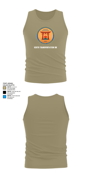 Tank Top, 835th Transportation BN, Army, Teamtime, Team time, sublimation, custom sports apparel, team uniforms, spirit wear, spiritwear, sports uniforms, custom shirts, team store, custom team store, fundraiser sports, apparel fundraiser