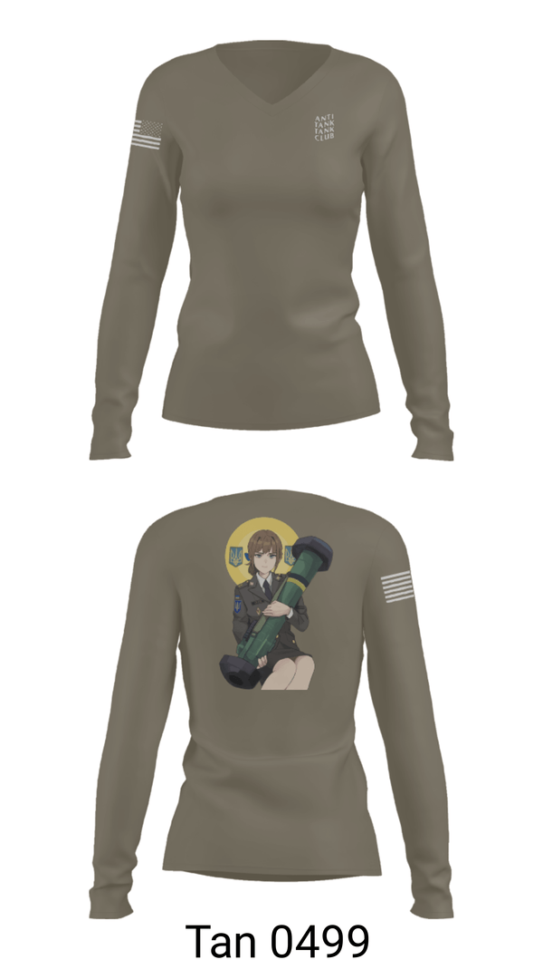 Women's Long Sleeve Vneck Shirt, 3/7, Marines, Teamtime, Team time, sublimation, custom sports apparel, team uniforms, spirit wear, spiritwear, sports uniforms, custom shirts, team store, custom team store, fundraiser sports, apparel fundraiser