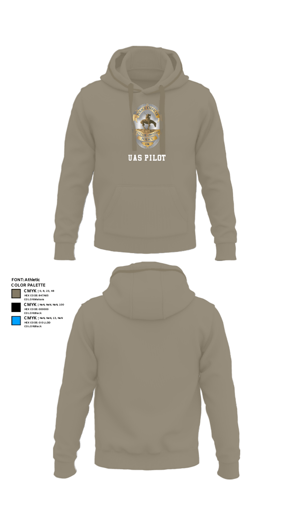 Hoodie, UAS Pilot, Police, Teamtime, Team time, sublimation, custom sports apparel, team uniforms, spirit wear, spiritwear, sports uniforms, custom shirts, team store, custom team store, fundraiser sports, apparel fundraiser