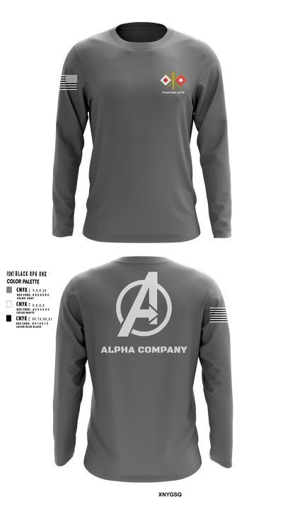 Alpha Company 80514577 Long Sleeve Performance Shirt - 7