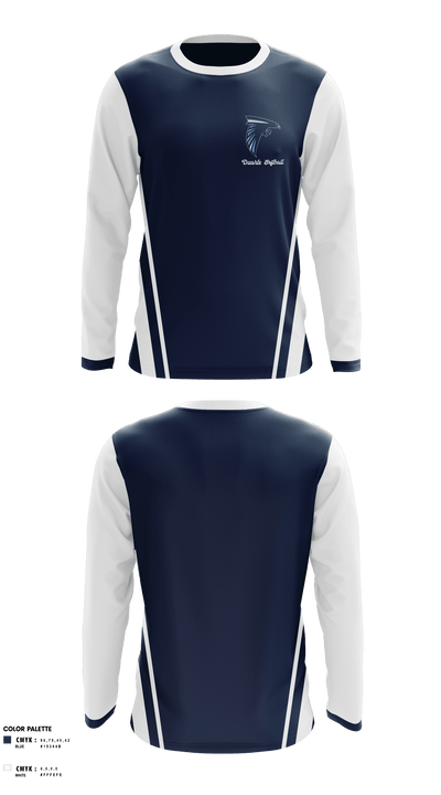Duarte softball 15156516 Long Sleeve Performance Shirt 4
