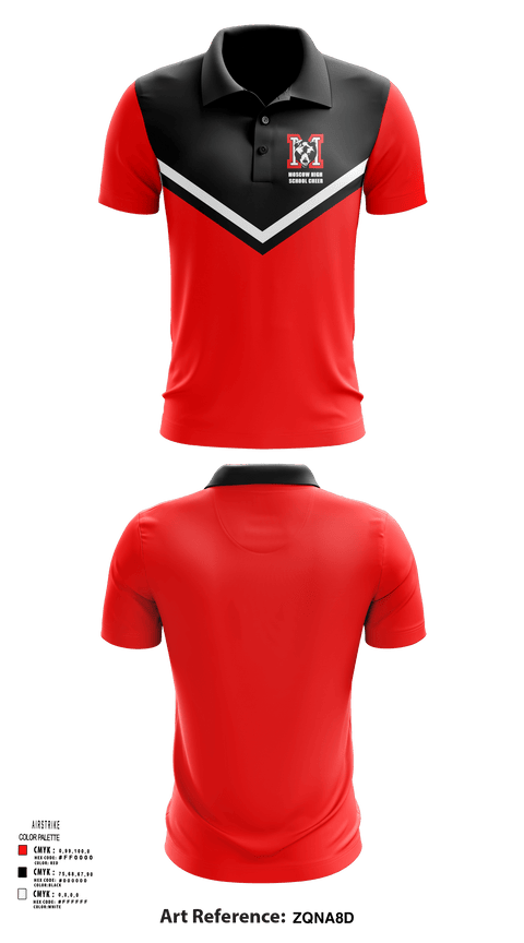Short Sleeve Performance Polo, Moscow High School Cheer, Cheer, Teamtime, Team time, sublimation, custom sports apparel, team uniforms, spirit wear, spiritwear, sports uniforms, custom shirts, team store, custom team store, fundraiser sports, apparel fundraiser