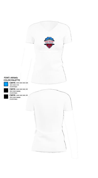 Hole Heart Home Services 70981913 Women's Short Sleeve V-neck Shirt - 18
