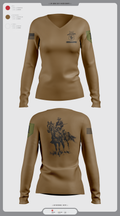 CGMCG 4385904 Women's Long Sleeve V-neck Shirt - 8
