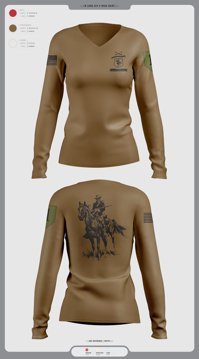 CGMCG 4385904 Women's Long Sleeve V-neck Shirt - 8