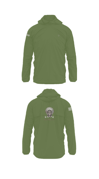 Windbreaker, 1/149th BCO INF REG 3rd PLT, Army, Teamtime, Team time, sublimation, custom sports apparel, team uniforms, spirit wear, spiritwear, sports uniforms, custom shirts, team store, custom team store, fundraiser sports, apparel fundraiser