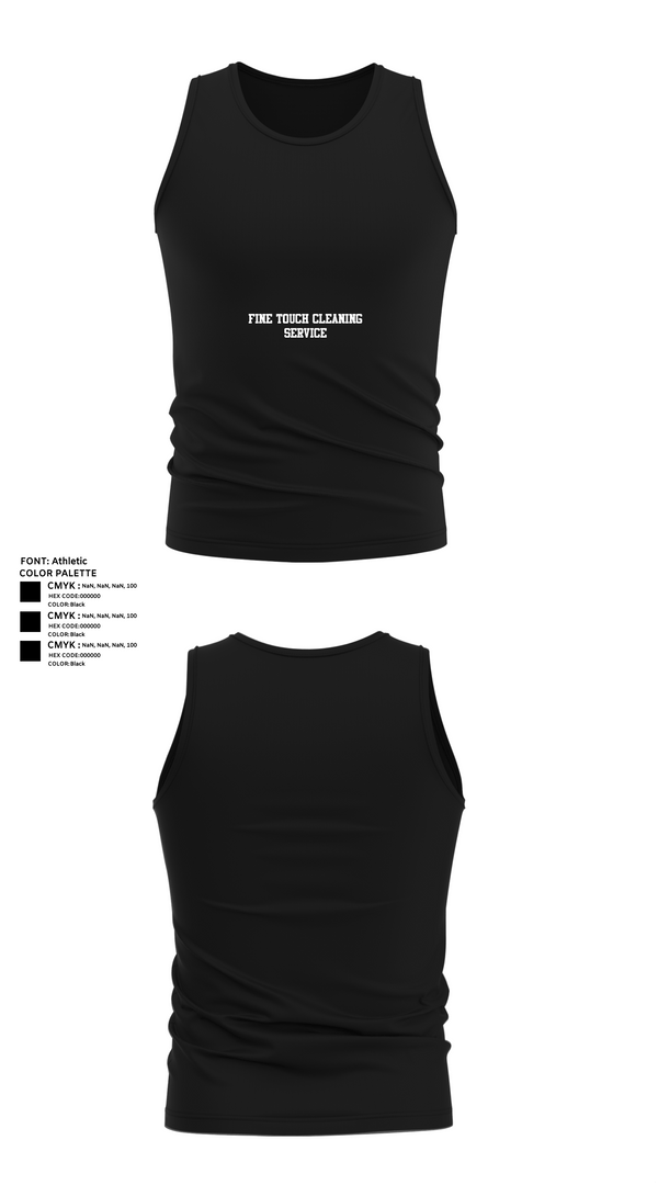 Tank Top, Fine Touch Cleaning Service, , Teamtime, Team time, sublimation, custom sports apparel, team uniforms, spirit wear, spiritwear, sports uniforms, custom shirts, team store, custom team store, fundraiser sports, apparel fundraiser